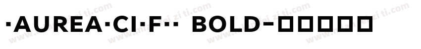 MaureaJciTfML bold字体转换
